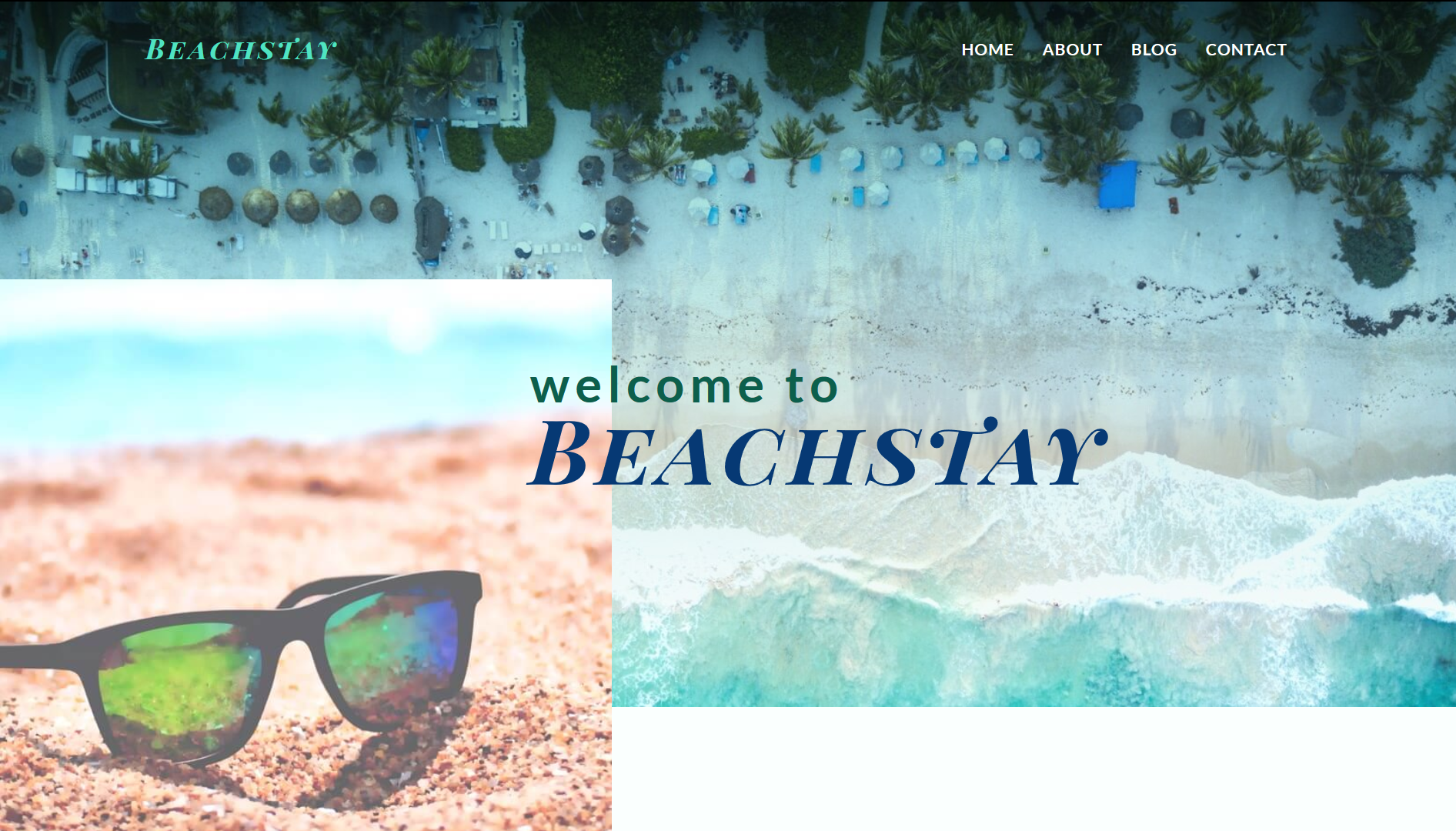 screenshot of beachstay